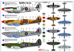 Maquette AZ AZ7390 Supermarine Spitfire Mk.IXc « MTO » (1/72) – immagine 2