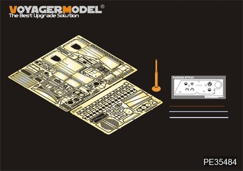 Maquette Voyager PE35484 BTR-40 APC russe moderne pour TRUMPETER 05517 1/35