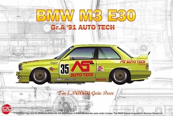 NuNu PN24014 BMW M3 E30 Groupe A 1991 Auto Tech 1/24