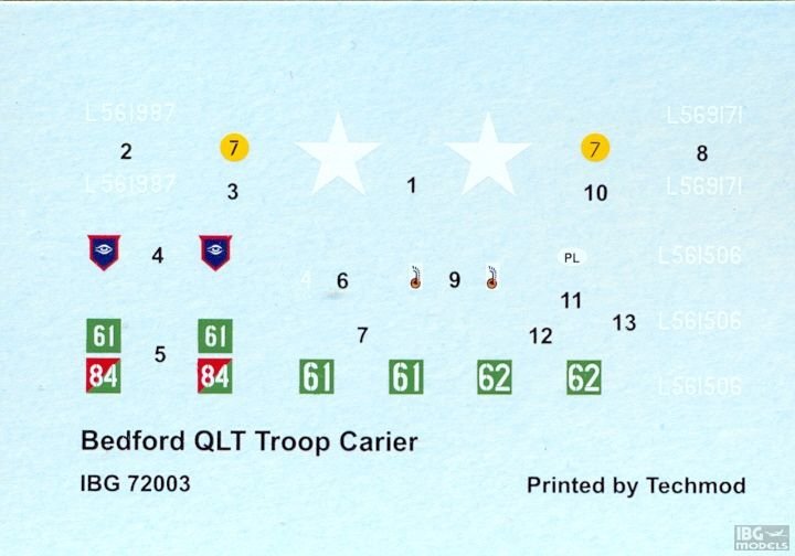 IBG 72003 Bedford QLT Transport de troupes 1/72 – image 5