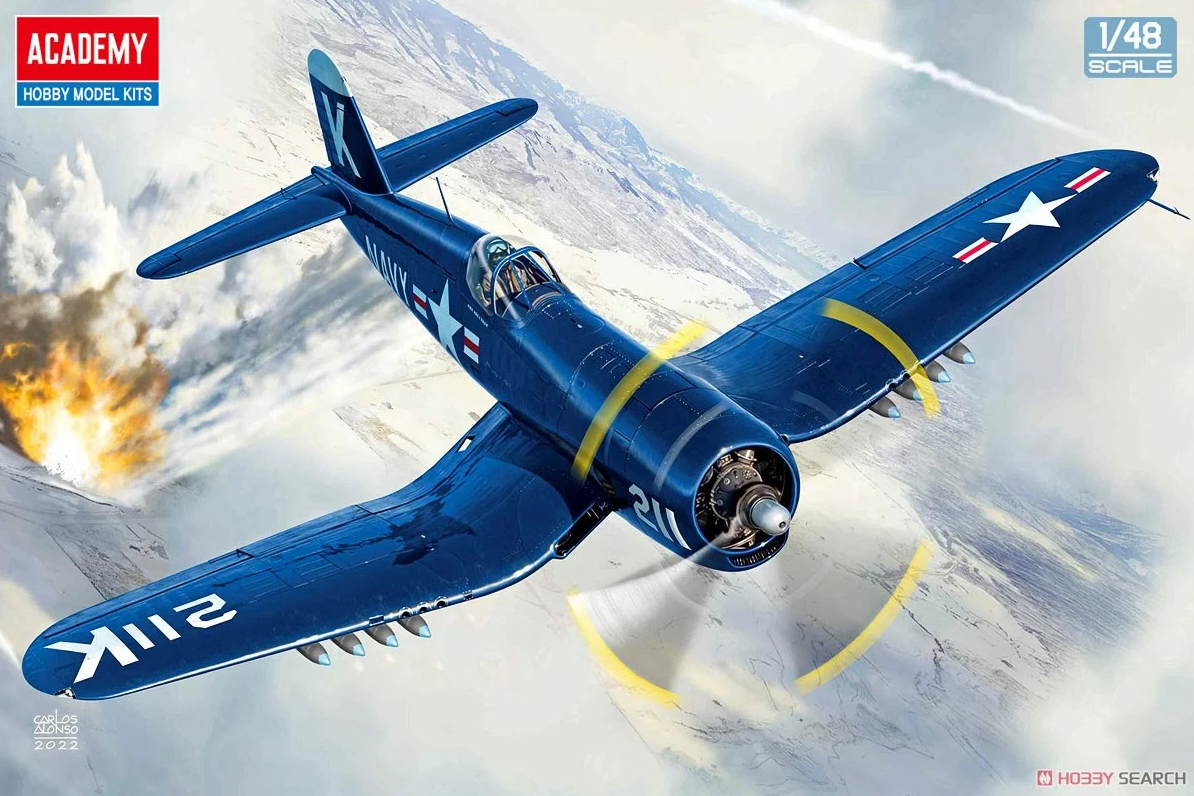 Maquette Academy 12353 Vought F4U-4 Corsair - Bataille du réservoir de Jangjin 1/48