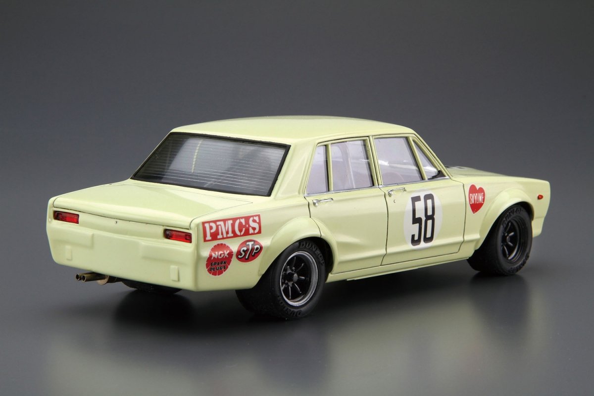 Aoshima 05523 Nissan PGC10 Skyline 2000GT-R JAF Grand Prix 70 1/24 – Bild 3