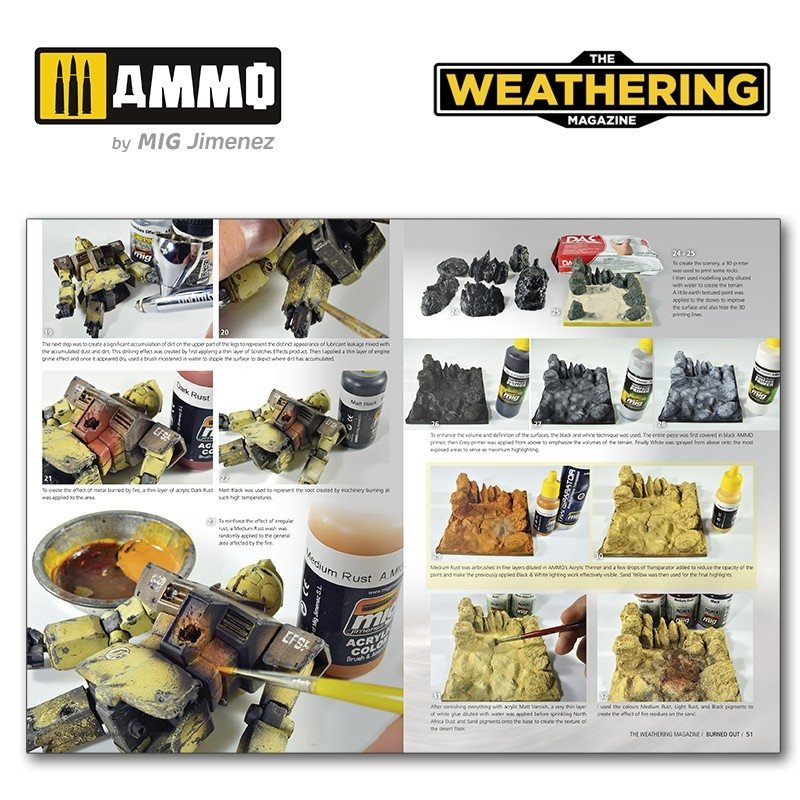 Ammo of Mig 4532-EN The Weathering Magazine Numéro 33 : BURNED OUT (Anglais) – Bild 6