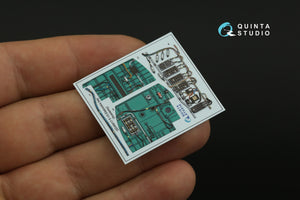 Quinta Studio QD48417 F-15C Baie électronique Intérieur coloré imprimé en 3D sur papier décalcomanie (Academy) 1/48 – image 3