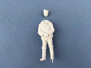 Maquette Copper State Models F32-051 Pilote de la RNAS en manteau de fourrure 1/32 – immagine 3