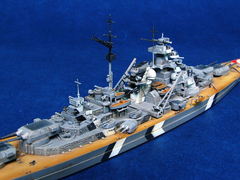 Trumpeter 05711 Allemagne Cuirassé Bismarck 1941 1/700 – Bild 5