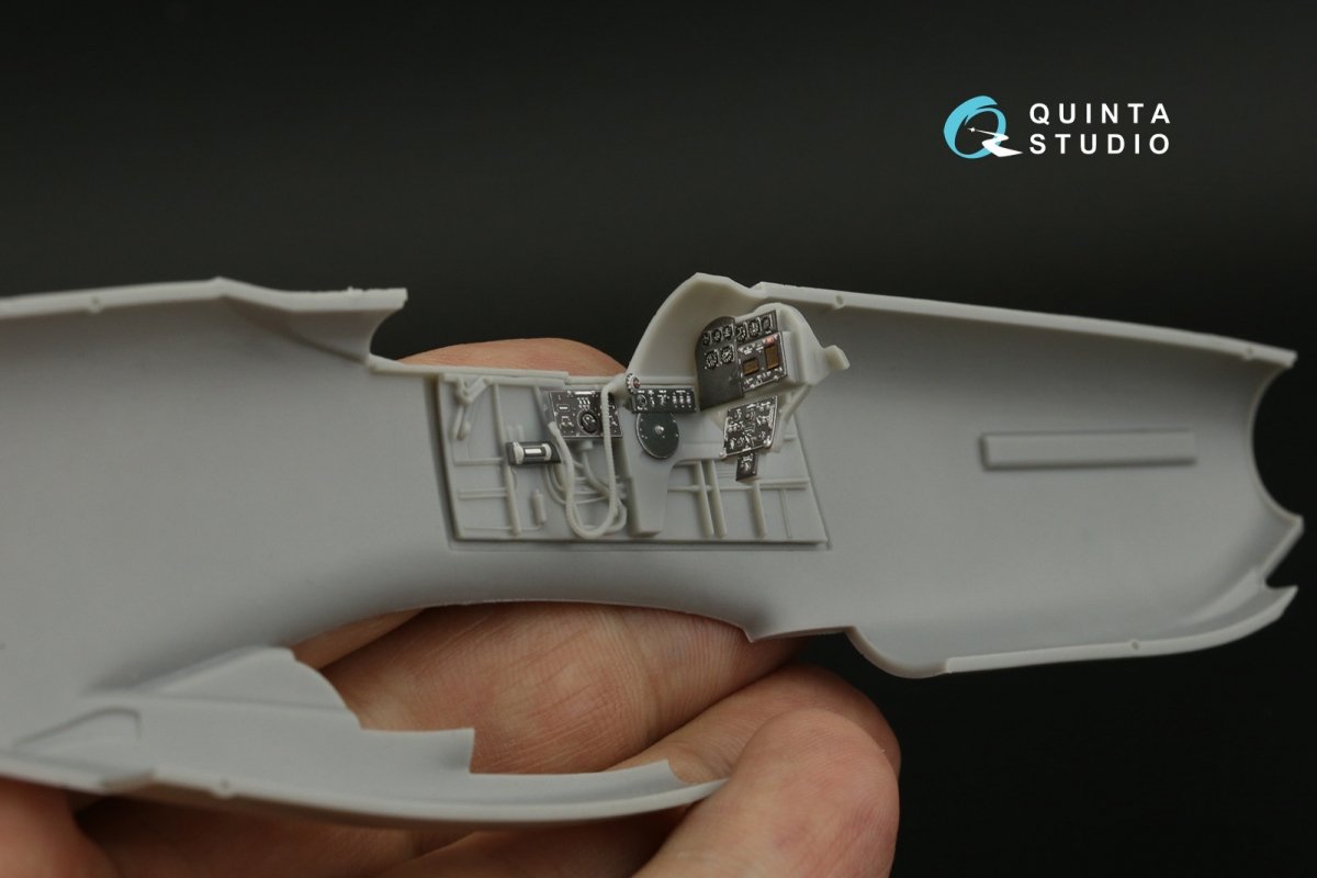 Intérieur imprimé en 3D et coloré sur papier décalcomanie Quinta Studio QD48364 F-82G Twin Mustang (Modelsvit) 1/48 – image 3