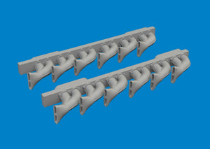 Eduard 6481049 P-39 échappements en queue de poisson IMPRESSION ARMA HOBBY 1/48