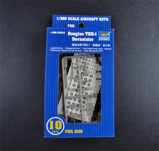 Trumpeter 06203 Douglas TBD-1 Devastator (10 pièces) (1/350)