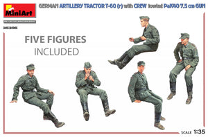 MiniArt 35395 Tracteur d&amp;#39;artillerie allemand T-60(r) et son équipage remorquant un canon PaK40 1/35 – imagen 7