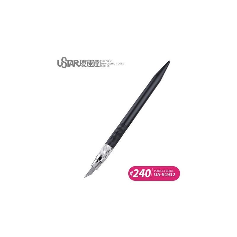 Stylo abrasif en corindon U-Star UA-91912 240#
