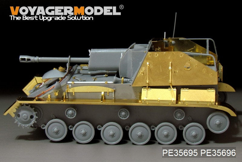 Maquette Voyager PE35695, canon automoteur russe SU-76 de la Seconde Guerre mondiale (modèle de base) pour MiniArt 35053 au 1/35 – image 5
