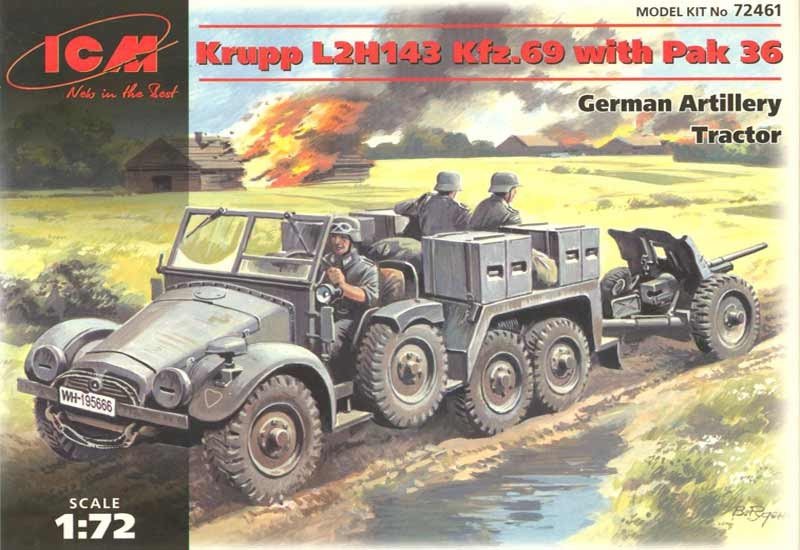 ICM 72461 Krupp L2H143 Kfz.69 avec Pak 36 (1/72)