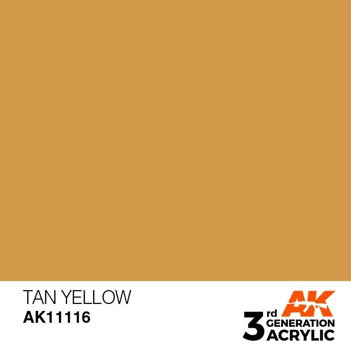AK Interactive AK11116 JAUNE BRUN – STANDARD 17ml