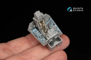 Intérieur imprimé en 3D et coloré sur papier décalcomanie Quinta Studio QD48173 Su-33 (pour kit Minibase) 1/48 – immagine 5