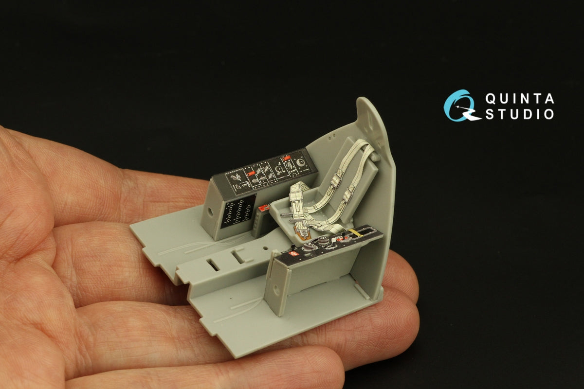 Intérieur coloré imprimé en 3D sur papier décalcomanie pour F8F-2 Bearcat (Trumpeter) Quinta Studio QD32184, échelle 1/32 – image 8