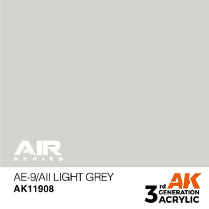 AK Interactive AK11908 AE-9/AII GRIS CLAIR – AIR 17 ml