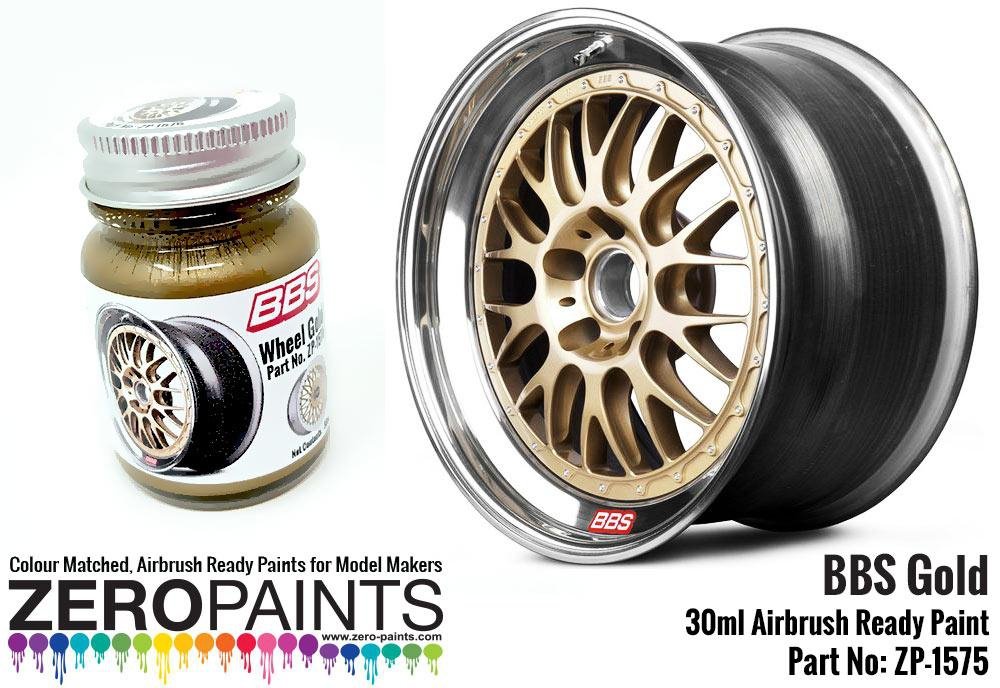 Peinture dorée pour jantes BBS Zero Paints ZP-1575, 30 ml