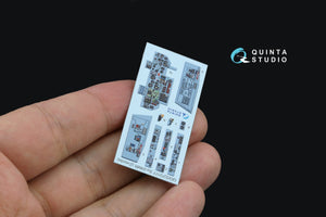 Quinta Studio QD+72117 Su-24MR Intérieur coloré imprimé en 3D sur papier décalcomanie (Zvezda) (avec pièce en résine imprimée en 3D) 1/72 – immagine 4