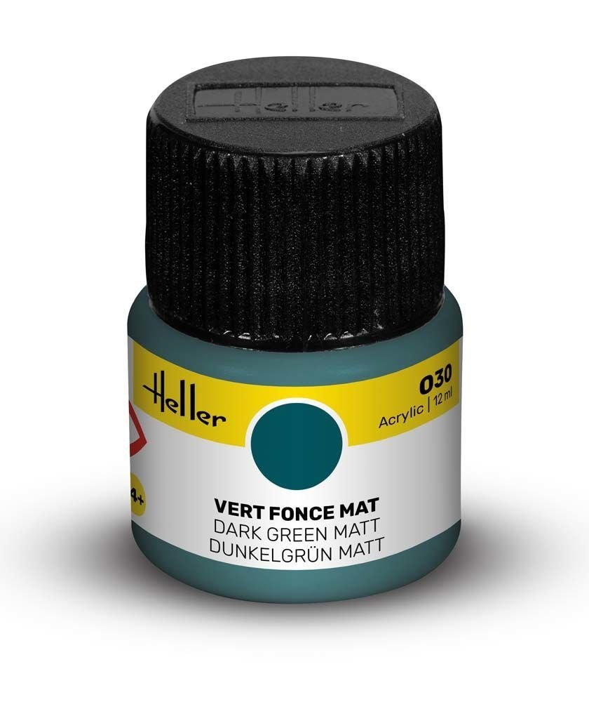 Heller 9030 030 Vert foncé mat 12 ml