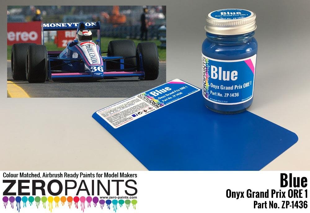 Peinture Zero Paints ZP-1436 Bleu - Onyx Grand Prix ORE 1, 60 ml