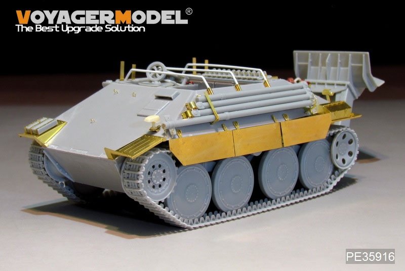 Maquette Voyager PE35916 Bergepanzer Hetzer Basic allemand de la Seconde Guerre mondiale pour THUNDER 1/35 – image 14