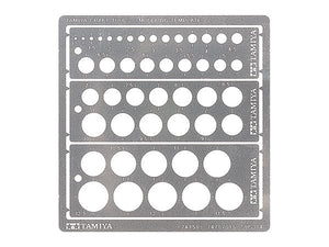Gabarit de modélisme Tamiya 74150 (rond, 1-12,5 mm)
