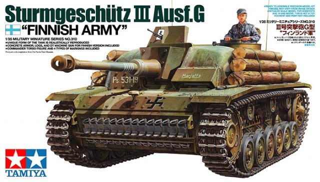 Tamiya 35310 Sturmeschutz III Ausf.G &amp;quot;Armée finlandaise&amp;quot; (1/35)
