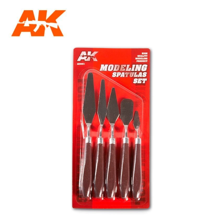 Ensemble de spatules de modelage AK Interactive AK9051