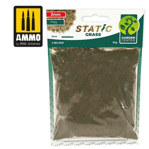 Munitions pour Mig Jimenez 8800 Static Grass - Hay - 2 mm