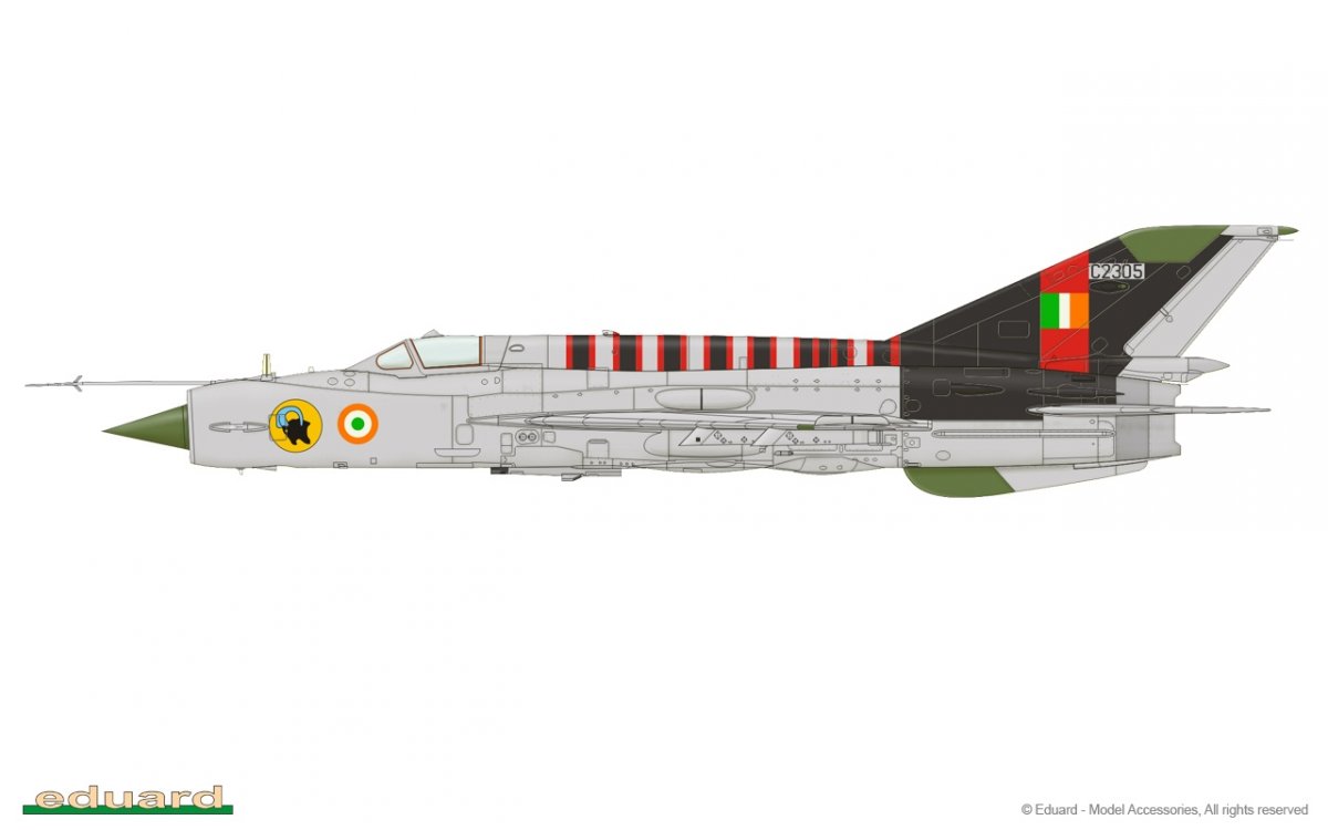 Eduard 8232 MiG-21BIS 1/48 – immagine 19
