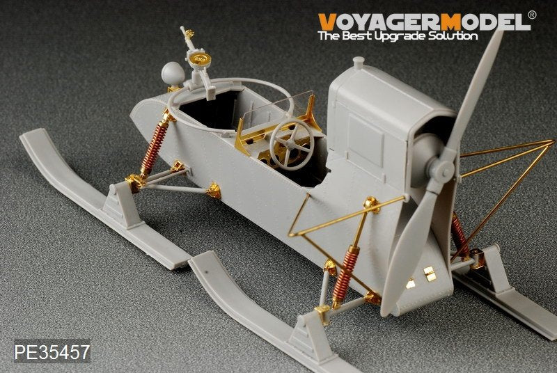 Maquette Voyager PE35457 Aerosan soviétique RF-8/GAZ-98 de la Seconde Guerre mondiale pour TRUMPERTER 02322 1/35 – image 7