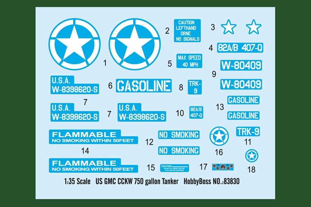 Camion-citerne Hobby Boss 83830 US GMC CCKW 750 gallons (1/35) – Bild 4