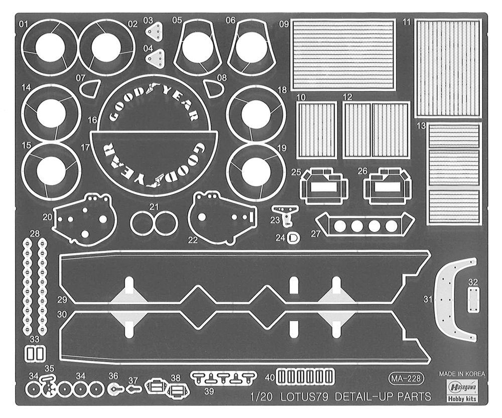 Hasegawa SP498 Lotus 79 « Version détaillée du Grand Prix d&amp;#39;Allemagne 1978 » 1/20 – image 6