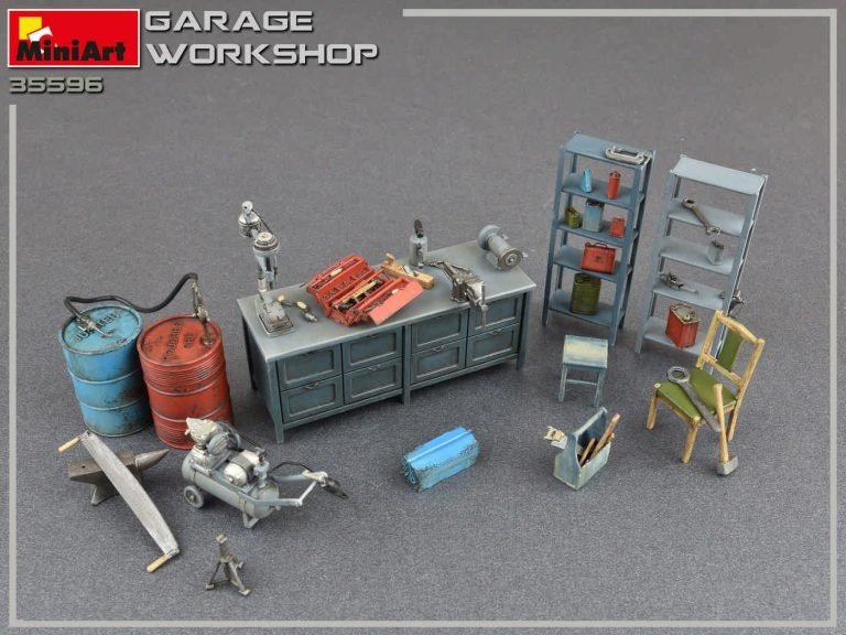 MiniArt 35596 Garage Atelier 1/35 – image 4
