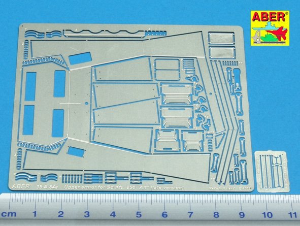 Aber 35A084 Armure supérieure pour Sd.Kfz. 250 Alte (Pour la version tardive) (1/35) – image 2