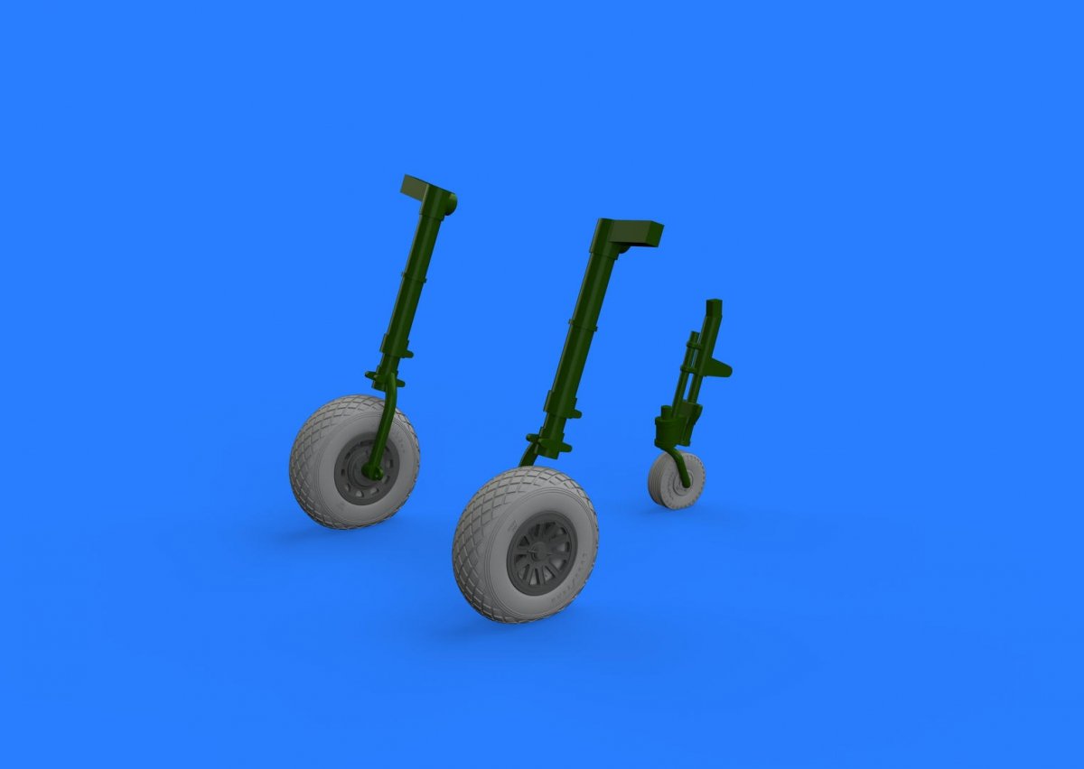 Roues Eduard 632116 P-51D REVELL 1/32
