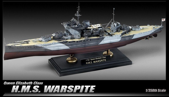 Maquette Academy 14105 HMS Warspite (1/350) – imagen 3
