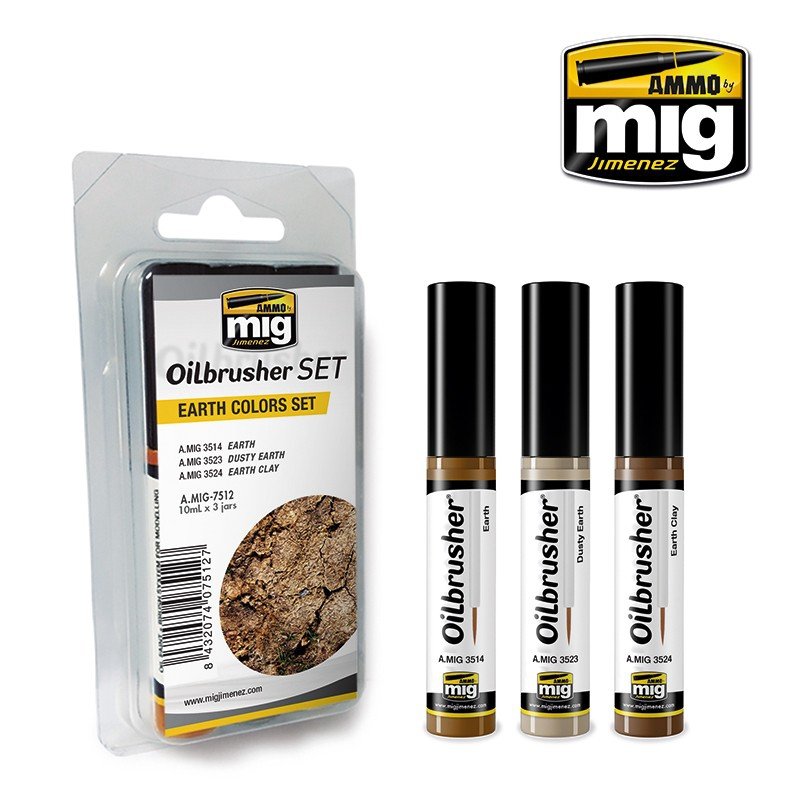 Ensemble de munitions Mig Jimenez 7512 Couleurs Terre