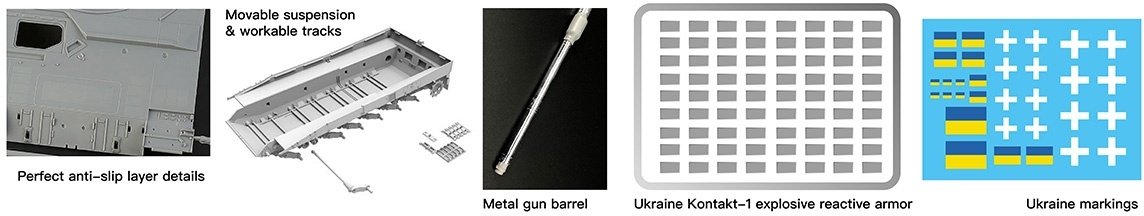 Maquette Border BT-031 Leopard 2A6 « UKRAINE » 1/35 – image 3