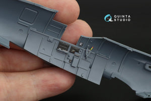 Intérieur imprimé en 3D et coloré sur papier décalcomanie (Eduard) Quinta Studio QD48133 Spitfire Mk.I 1/48 – Bild 5