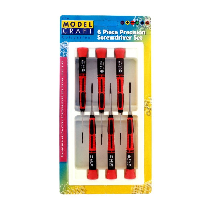 Jeu de 6 tournevis à lame plate Modelcraft PSD1600 – immagine 2