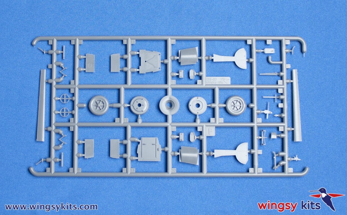 Maquette Wingsy D5-08 Chasseur allemand de la Seconde Guerre mondiale MESSERSCHMITT Bf 109 E-3 1/48 – Bild 7
