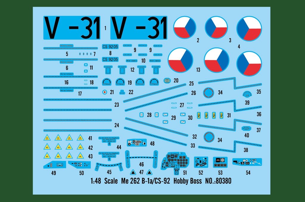 Hobby Boss 80380 Me 262 B-1a/CS-92 1/48 – imagen 3