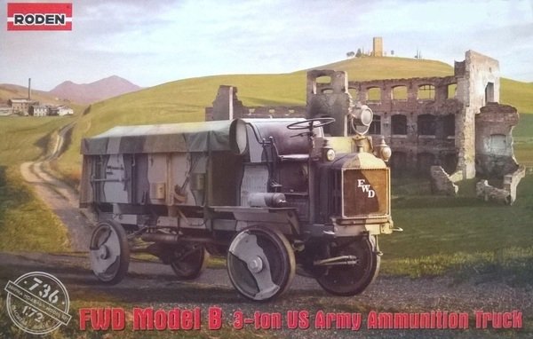 Camion de munitions Roden 736 FWD Modèle B de 3 tonnes de l'armée américaine