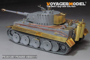 Maquette Voyager PE351287 Tiger I allemand de la Seconde Guerre mondiale, production moyenne, pour TAKOM, échelle 1/35 – imagen 9