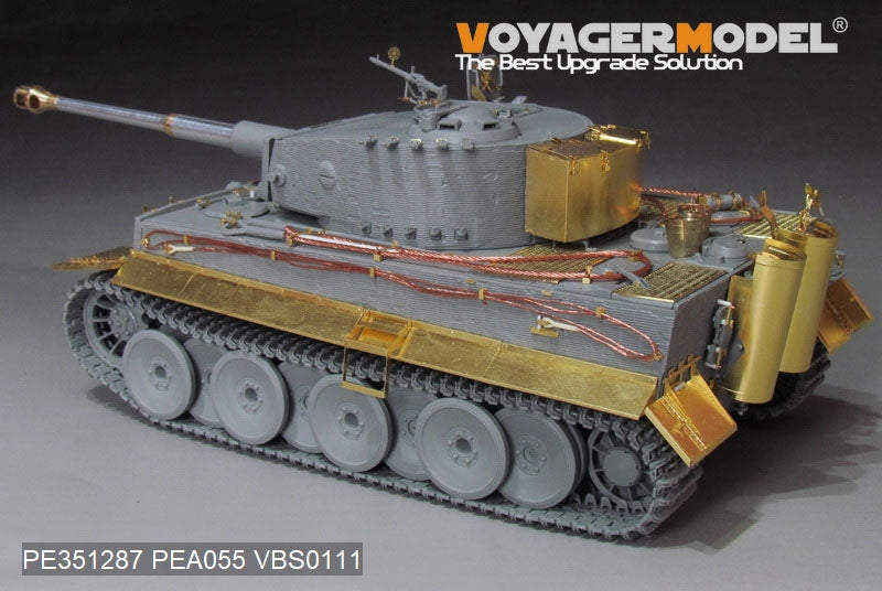 Maquette Voyager PE351287 Tiger I allemand de la Seconde Guerre mondiale, production moyenne, pour TAKOM, échelle 1/35 – imagen 9
