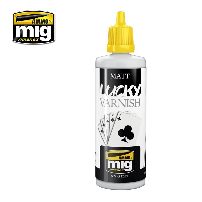 AMMO Mig 2051 MATT LUCKY VARNISH 60ml (vernis mat)