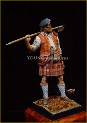 Young Miniatures YH9004 Highland Clansman 1746 90mm – zdjęcie 3