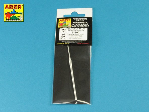 Canon Aber 72L-68 128 mm KwK 44 L/65 pour char super lourd allemand E-100 (1/72) – image 6